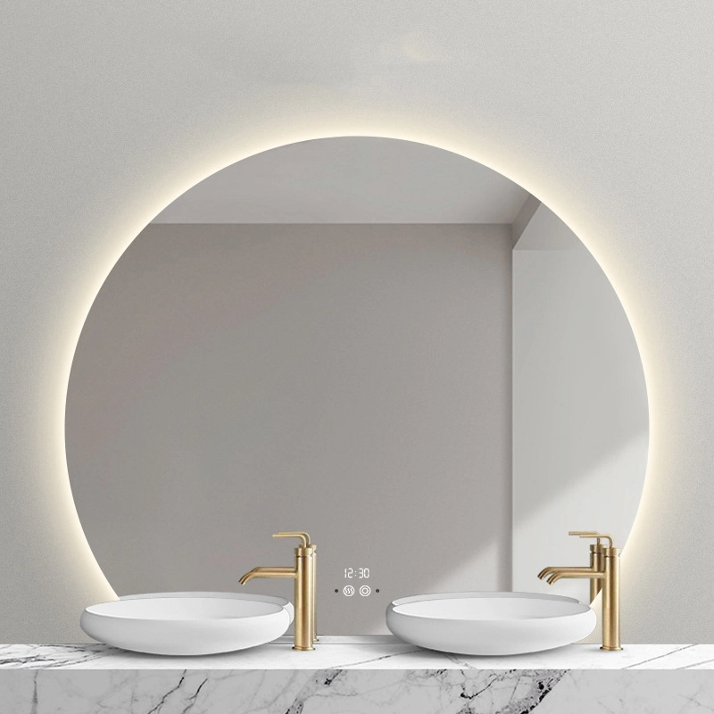 Modern Design Home Salon Dressing Furniture Lighted LED Bathroom Mirror with Defogger