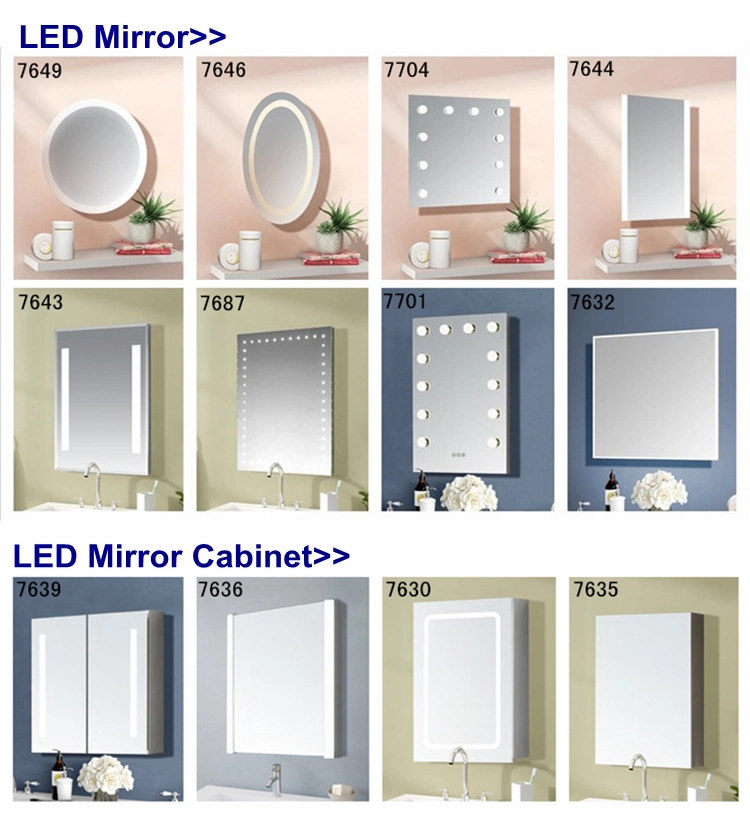 Vama New Design Hollywood Mirror White Bulbs Dimmer Light Make up Mirrors 7703